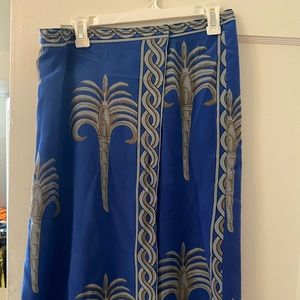 Tracy Reese silk wrap skirt